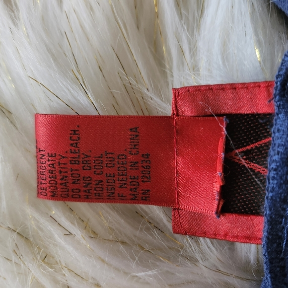 V Christina Open Draped Blue Cardigan - Picture 5 of 6